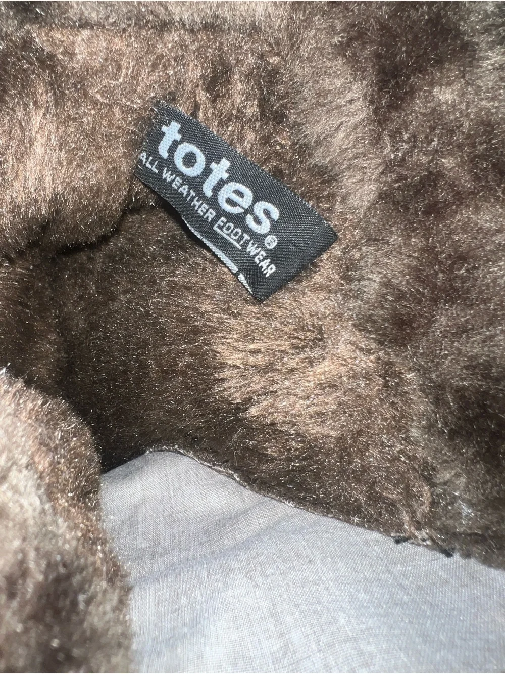 totes Women's Taupe Mid-Calf Winter Boots with Faux Fur Trim